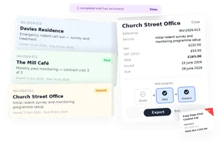 Invoicing & Export